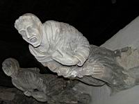 Blois, Chateau, Gargouille, Moine